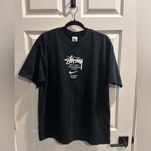 Nike stussy black t shirt medium
